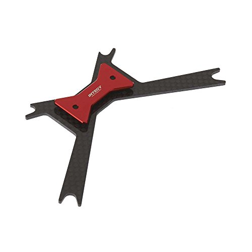Plaque de batterie Axial Yeti 1/10 alu CNC pour sessions de rock racing