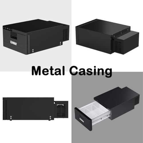 RV Car Protable Refrigerator 12V 24V 34 Quart 32L Drawer Freezer for Truck Van RV Camper SUV Boat Travel Camping Road Trips Tailgating -4℉~50℉