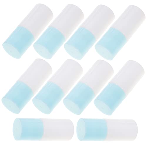 PENIKOKO 10 Piezas Botellas Pequeñas Recargables con Punta de Esponja para Líquidos Contenedor Transparente para Perfume Linimento y de Viaje Color Aleatorio Color Aleatorio