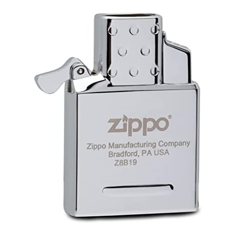 Zippo Butane Torch Lighter Insert, Insert for Cigars Cigarettes Candles with Adjustable Flame , For Zippo Lighter Case , Butane Refillable for Tobacco Pipe & Cigars , Use with Zippo Butane Fuel Cover