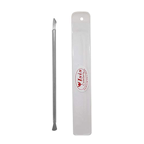 Espátula de unha Isis Cutelaria Aço Inox Silicone kit com 10