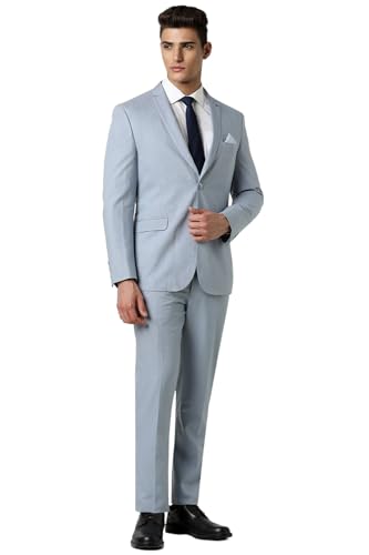 Image of Van Heusen Men's Cotton Blend Two Piece Suit-Dress Set