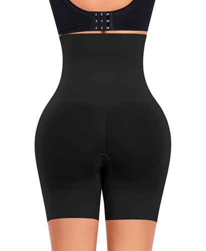 Image of Werena Seamless Slip Shorts for Women Under Dress Shaping Boyshorts Panties Tummy Control Shapewear