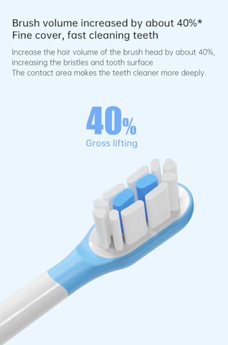 Ersatz-Zahnbürstenköpfe, kompatibel mit Xiaomi Mijia T300 T500 Serie Sonic Elektrobürstengriffen, 8 Stück (Rosa, Größe M 2)