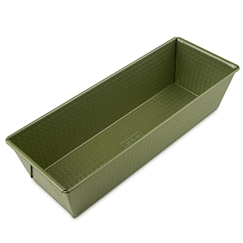 Zenker Green Vision Molde Rectangular para Bizcochos, Acero con Recubrimiento Antiadherente ILAG con Cera Natural de Carnauba, Material Sostenible y sostenible, 30 cm, 1 ud.