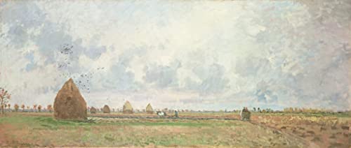 Tableau Camille Pissarro d'automne 60x90cm pour habiller un grand mur vide avec élégance