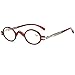 Produktbild YUNCAT Klassische Lesebrille mit großen runden Gläsern - mit GRATIS Etui Kunststoff Rahmen Lesehilfe für Damen und Herren