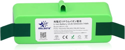 Batteria agli ioni di Litio 14.8V 5000mAh per Roomba 500 600 700 800 Series di Ricambio per 880 890 861 864 866 675 650 655 695 680 671 640 645 790 780 775 770 760 595 560 550