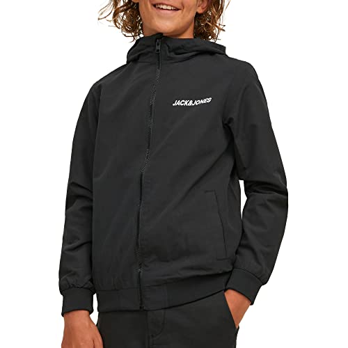 JACK & JONES Felpa Con Cappuccio Ragazzi Jjeurban Blocking Sweat Hood Noos Jr - Poliestere Cotone