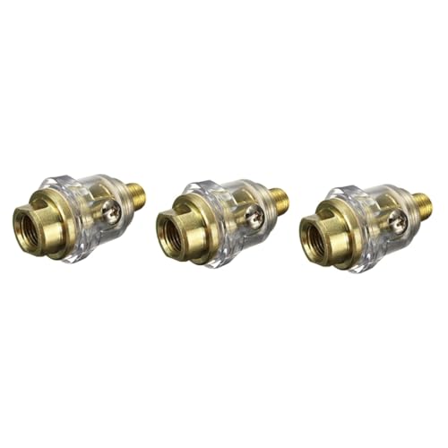 DOITOOL 1/4 Inch Mini Oiler Automatic Air Tool Lubricator Inline Pneumatic Tool Oil Lubrication Accessory for Air Compressor Tools