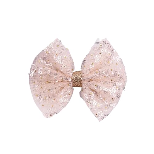 Pinces à cheveux chics en dentelle anti-glisse avec épingles paillettes scintillantes 6 unités