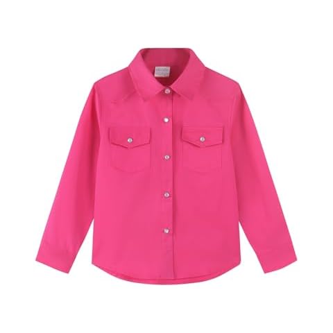 Noomelfish Girls Western Snap Shirt Cover