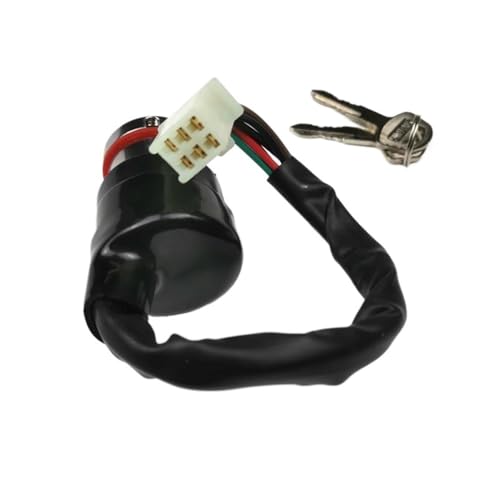 Bloqueo de interruptor de ignición para moto GN125 con conector estanco de 6 cables 3