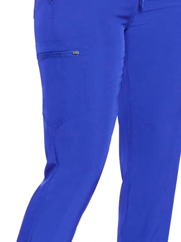 Image of COZYFIT Womens Scrub Pants - Soft Stretch Yoga Style with 5 Pockets, Slim Fit Jogger Scrubs Pants for Women
