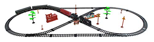 MT MALATEC Elektrische spoorweg lok kinderen peuterspeelgoed spoorbaan met treinstation rails 8239 - Image 7