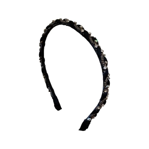 Bandeau enroulé serti de diamants pour sublimer des cheveux ternes avec style vintage