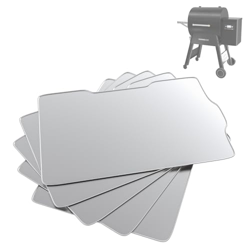 AJinTeby 5 Pack Drip Tray Liners for Traeger Ironwood 650 Grill BAC506 Drip Tray Liners for Catching Grease to Protect Drip Tray Tailgater Driptray Accessory