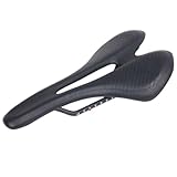 XPKHVZVLQ Carbon-Fahrradsattel – 270 X 143 Mm, Leichter Sitz for Straße Und MTB, Komfortables Fahren(270x143mm Rail 7x9mm)