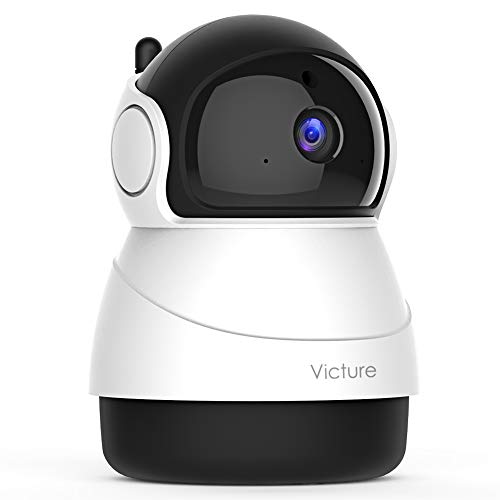 Victure 1080P Cámara IP WiFi,Cámara de Vigilancia FHD con Visión Nocturna,Audio de 2 Vías, 2.4GHz WiFi, Compatible con iOS/Android