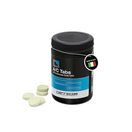 ERRECOM A/C Tabs – 40 Tablets |HVAC Condensate Pan & Drain Line Treatment, Prevents Clogs and Water Overflow, Long-Lasting AC Maintenance Tablets, One tablet lasts up to 4 weeks