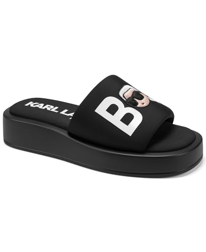 Image of KARL LAGERFELD womens Opal Bonjour Platform Sandal