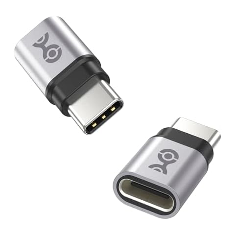Cable Matters 2-Pack USB C Extender Adapter, Up to [4K@240Hz Video, 240W Charging, 40Gbps Data Transfer], USB C Female to USB C Male Adapter/USB C to USB C Adapter/Type C Extender Cover