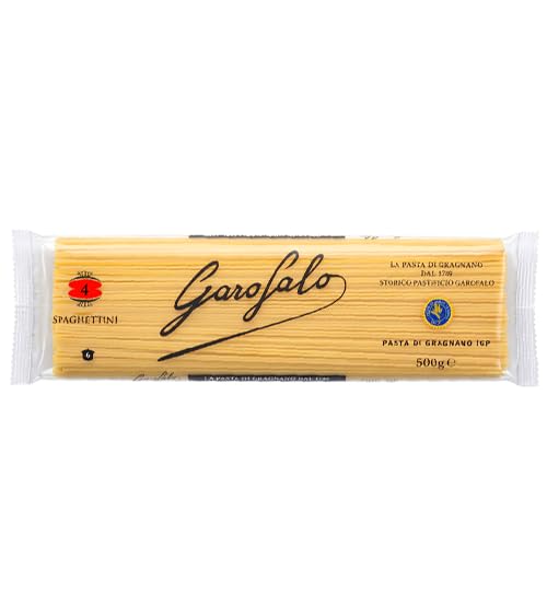 Garofalo - Premium Durum Wheat Semolina Spaghettini Pasta, Italian Made, Bronze-Drawn, Al-Dente, One-Ingredient Pasta (2 pack)