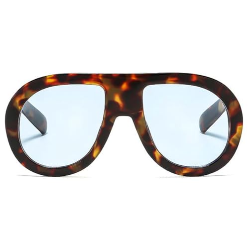 Image of Popular Fashion Pilot Sunglasses Women Retro Chunky Designer Men Punk Gradient Shades UV400 Oversized Sun Glasses