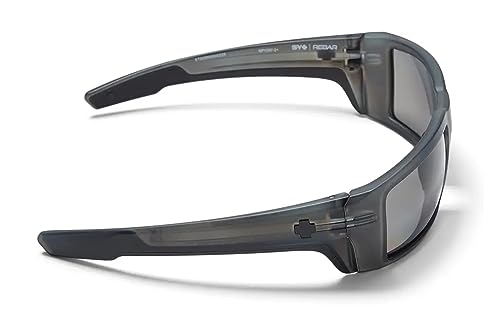 Spy Rebar ANSI Sunglasses Matte Translucent Gunmetal with Happy Gray Polarized Lens 62mm + Hard Case4