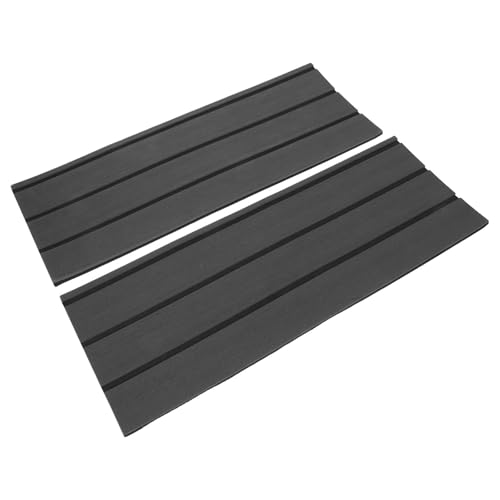 Alfombrillas de poliéster para escalones de autocaravana en pack de 2 piezas gris