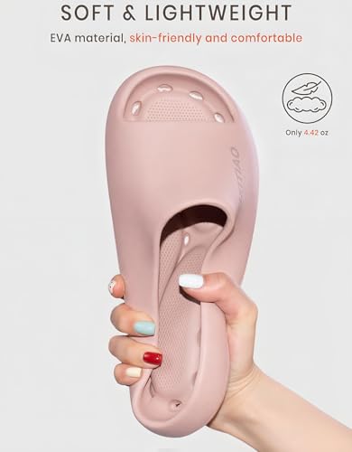 Image of XIXITIAO Shower Shoes Women Men Non Slip,Quick Drying Shower Shoes with Holes,Slippers for Bathroom,College Dorm,Gym,Travel,and Hospital,Soft EVA,Lightweight,Anti Slip,Toe Protection