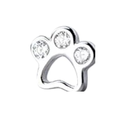 Boucles d'oreilles griffe de chat argent 925 femme zircon bijoux tendance 2025