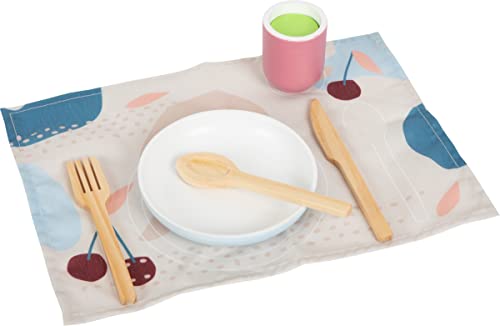 small foot Geschirr-Set "tasty" aus Holz, Rollenspielzeug für Kinder, Zubehör für die Spielküche, ab 3 Jahren, 12245 – Bild 6