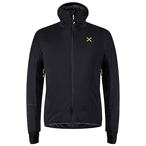 Montura Alp Race Jacket noir jaune veste matelassée capuche ski alpinisme