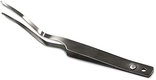 Dr Instruments Entomology Forceps, One Long Points And One Short Broad Points. Ideal For A Delegate Entomology Work. Superlight Flexible Stainless-Steel, Construction. Set Of 2. #TOP1