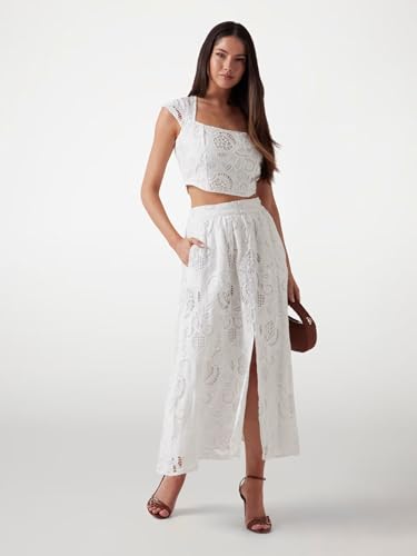 Eco Domitille Long Embroidered Skirt3