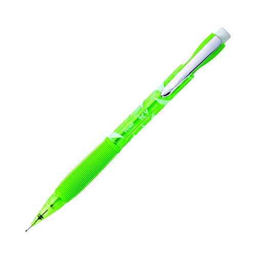 Pentel Icy Mechanical Pencil, 0.5Mm, Tinted Lime Green Barrel, Box Of 12 (Al25Tk) #TOP1