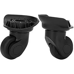 Maletas Pet KIMISS Samsonite Ruedas de Repuesto Equipaje Ruedas Kit de Repuesto Negro PP Pet Exterior de una Sola Fila Rueda Universal Maleta Caja de Barra de Tracción Maletas de Equipaje Accesorio