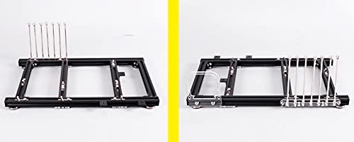 Chasis para PC de prueba abierta vertical para overclocking, compatible con Mini ITX, MATX y ATX, estructura de aluminio y acrílico, color negro miniatura 7