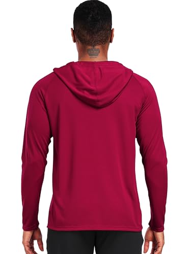 NELEUS Men's Workout Long Sleeve Running Shirts Mesh Fishing Hiking T-Shirts/Hooded3