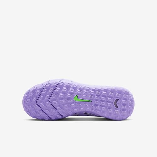 Nike United Jr. Mercurial Superfly 10 Academy Big Kids' TF High-Top Soccer Shoes (HF1586-500, Purple Agate/Barely Volt)2