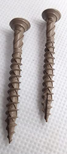 TwisterScrews E-Coat Decking Screws Superior Electropolyseal coated in Tan/Green Self Drilling/Countersinking 1000 Hrs salt spray tested (100, 5 x 100 Green) 7 TwisterScrews E-Coat Decking Screws Superior Electropolyseal coated in Tan/Green Self Drilling/Countersinking 1000 Hrs salt spray tested (100, 5 x 100 Green) - Image 7