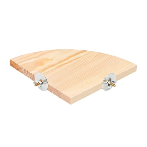 Jouet avec support | Plate-forme de trampoline en bois pour oiseaux perches, installation facile - pour cages portables, support d'exercice, étagère de...