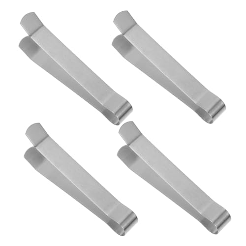 Gatuida 4pcs Candle Extinguishing Clips Stainless Steel Wick Clamp for Flame Control Ergonomic Design Compact Storage Tool for Home Use