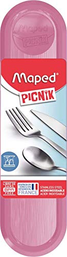 Kit Talheres Picnik Maped Rosa