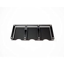 C4Labs Compatible with Catan Board Game - 3 Slot Card Organizer 2 Pack, Black Ice