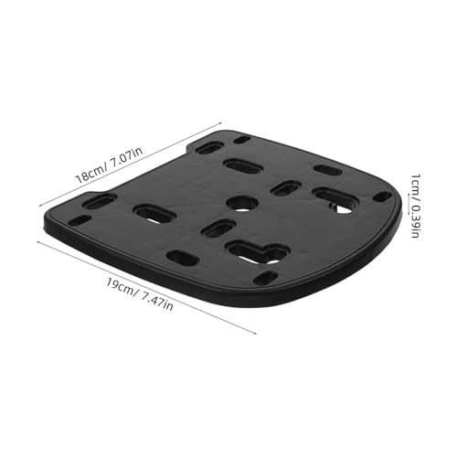 Placa base reforzada de moto para soporte de baúl con tornillos 2