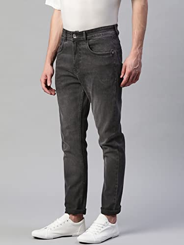 Image of Hubberholme Men's Stretchable Slim Fit Jeans - Casual Cotton Jeans for Men