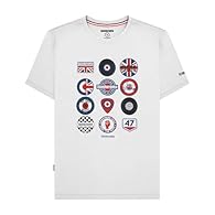 PURE COTTON COMFORT: Enjoy ultimate softness and breathability with this t-shirt, crafted entirely from 100% natural cotton material. EMBROIDERED BRAND DESIGN: Features an iconic Lambretta badge with detailed embroidery and print, adding a unique and...