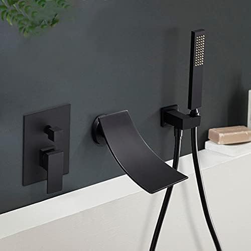 Mélangeur d'eau chaude et froide cascade avec douchette flexible